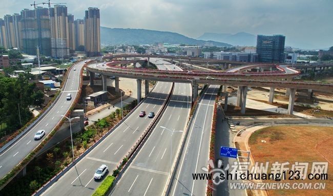 奥体周边将现最大气立交桥绿化景观　添金秋新景