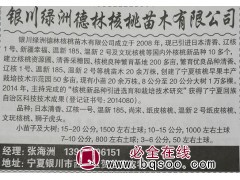 供应辽核一号核桃苗 宁夏绿洲德林核桃苗 专供核桃苗图1