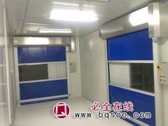 快速卷帘门 防风防火硬质快速卷帘门 pvc感应电动软帘快速门图3